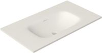 Saniclass Flow Meubelwastafel - 81x46x1.5cm - wit mat
