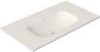 Saniclass Flow Meubelwastafel - 81x46x1.5cm - wit mat