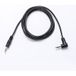 Diffusion 3,5 mm male to 3,5 mm male angled cable 1.5 m Black