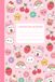 Composition Wide Ruled Notebook: Cute Kawaii Pattern, School Notebook for Students & Daily Journaling