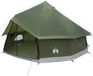 vidaXL Tipi Tent 8-persoons Leger Groen Polyester en Staal