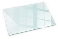 Tulup Glazen Snijplank - 80 x 52 cm - Transparant