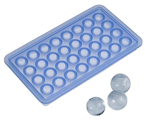 Lurch Ijsblokjesvorm Bal, Siliconen, Blauw, 2 cm Ø