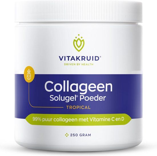 Vitakruid - 99% puur Collageen Solugel® Poeder Tropical - 250gr