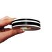 Quattroerre 4R Quattroerre.it 10510 Trim Strepen Dubbele Zelfklevende Strips voor Auto's, Zwart, 11 mm x 10 mt