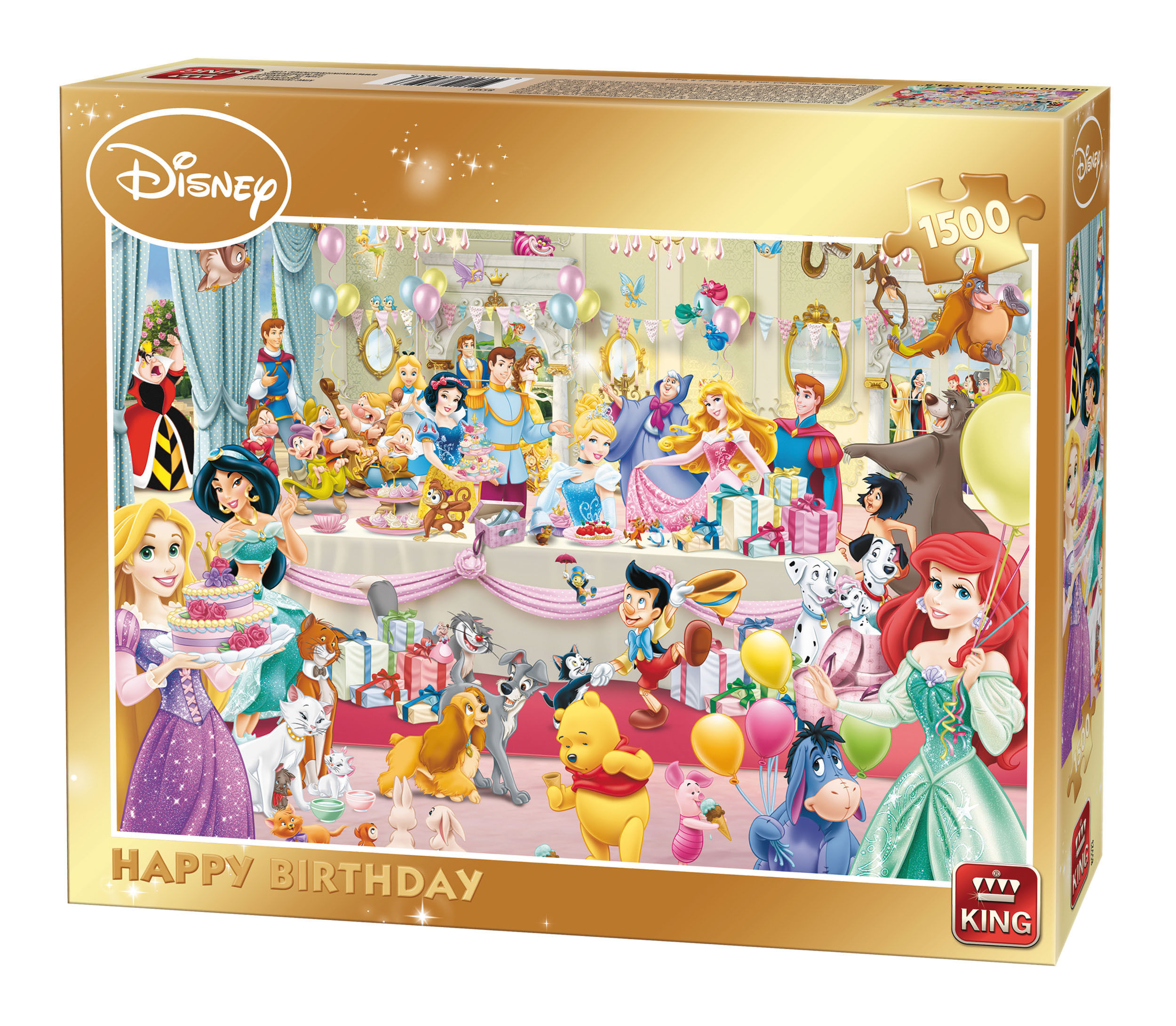 King Disney Happy Birthday 1500 stukjes