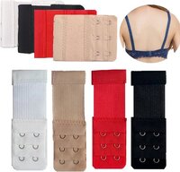 BH verlengstuk 8 Pack Met Elastiek - Geschikt voor iedere BH - 2 haaks en 3 haaks in 4 kleuren