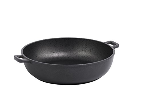 de Buyer braadpan, roestvrij staal, zilver, 28 cm