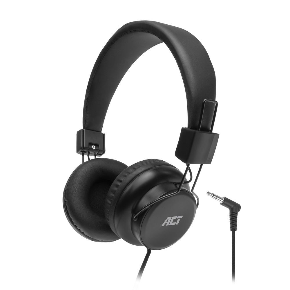 ACT AC9300 - On-Ear Headphones - Wired - Black