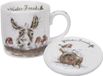 Wrendale Portmeirion Mok & Onderlegger - Winter Friends