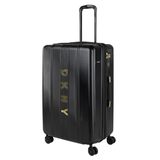 DKNY - Koffer Groot Suitcase Combinatieslot TSA Reiskoffer Groot Bagage Van DKNY Reiskoffer Koffer 120 liter Voor Lange Reizen. Rekbaar, Zwart