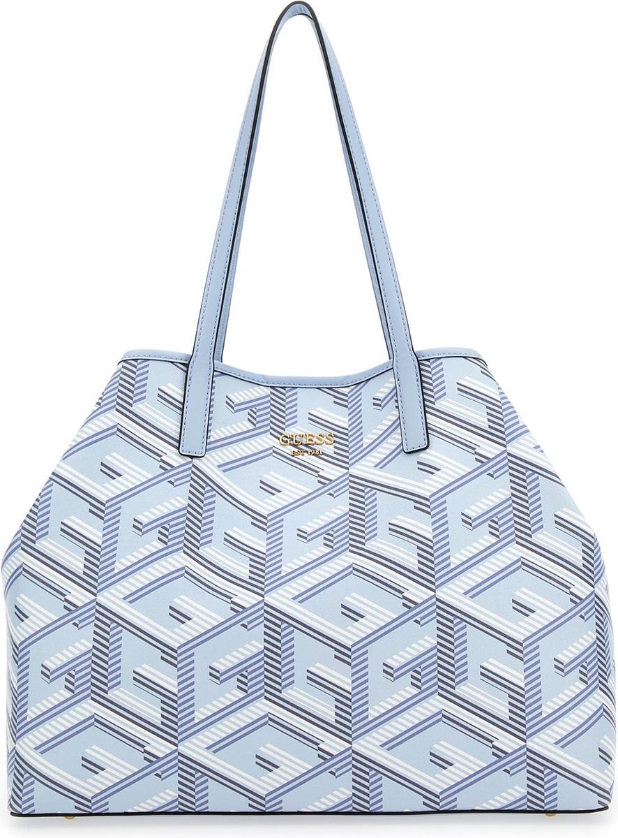 Guess Vikky Large Tote Dames Shopper - Ice Blue