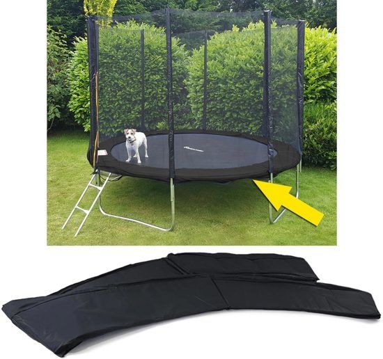 Merkloos Trampoline Rand Afdekking - 305 cm - Zwart