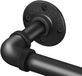 Ibenzoa® Tringle à rideaux noir métal extensible 150 cm