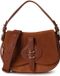 Coccinelle Leren handtas schoudertas Mavery Suede BI Handbag Suede Leather / Micro Gra. Le. Cognac / Cognac bruine