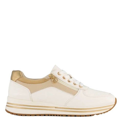 Graceland leren sneakers ecru/beige