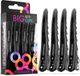 Framar Big Bite Haarclips - Zwart 4 st