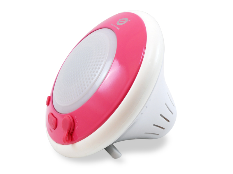 Conceptronic CLLWAPROSPKP - Draagbare Bluetooth Speaker - Wit/Roze - Waterbestendig