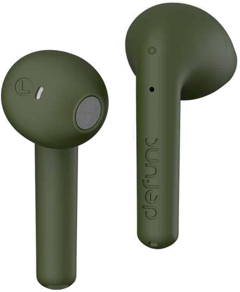 Defunc True Lite Earbuds - Green - Draadloze oordopjes - Met ENC noise cancelling