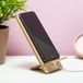OOTB Support de téléphone en bois marron