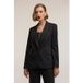 Motivi Blazer structuré en lurex mélangé Smart Couture Noir Taille : 38