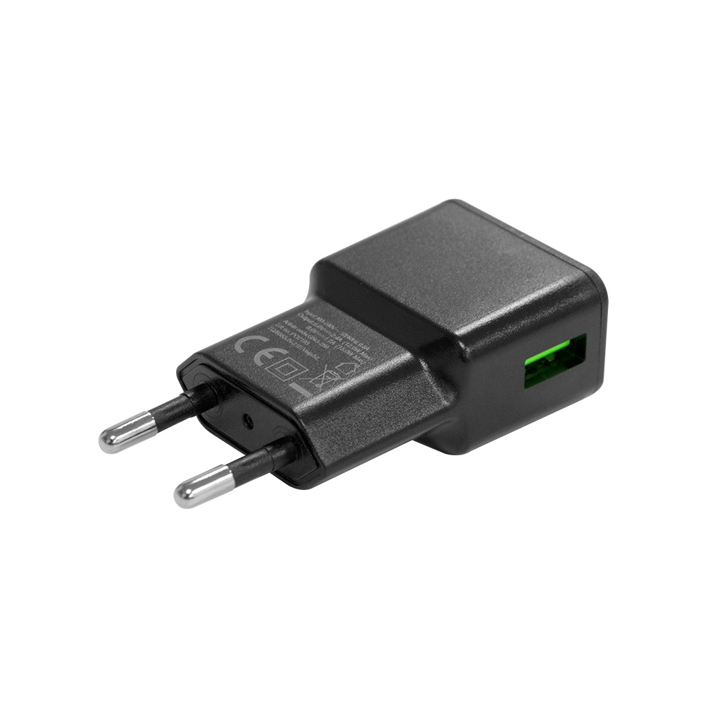 Grab ‘n Go 2.4A/12W USB-A Thuislader - Zwart