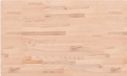 vidaXL Wastafelblad - 100x60x1,5 cm - Massief Beukenhout