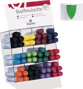 Rayher Hobby Lichtgroene textielstift met dikke punt