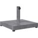 Pied de parasol bois gris foncé 45 x 45 x 31,5 cm
