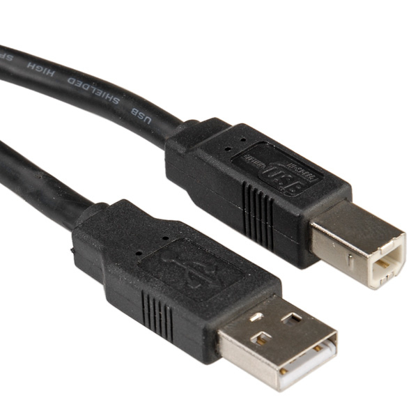 ROLINE USB 2.0 kabel, type A-B 0,8m