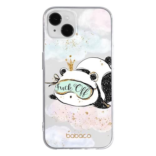 BABACO ERT GROUP mobiele telefoonhoesje voor Apple iPhone 14 - Babaco Panda 001 - Gedeeltelijk bedrukt