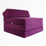 Galeriatrend Opvouwbaar Kampeer-/Reismatras Paars 200x70x10cm