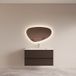 Boss & Wessing BWS Badmeubelset Riga met Asia Wastafel Wit 100 cm Bruin Eiken