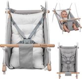 Tulano Hop 40 Babywipper - Babyschommel & Wieg - Grijs/Wit