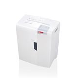HSM 1046111 shredstar X6pro papierversnipperaar, veiligheidsniveau P-5, 6 vellen (papierversnippering) met CD-versnipperaar, 2 x 15 mm