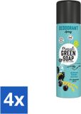 Marcel's Green Soap Spray déodorant Mimosa et cassis Pack avantageux 4 pièces