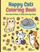 Happy Cats Coloring Book
