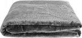 Zenza Douillette 220x240 cm Couverture polaire Couverture de salon en polyester Couvre-lit Anthracite