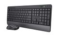 Trust Trezo Draadloos Toetsenbord en Muis - QWERTY US - Zwart