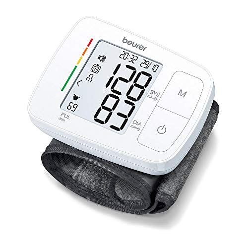 Beurer BC 21 Pols-Bloeddrukmeter, met Spraakfunctie in Meerdere Talen, 10.92 x 10.41 x 10.16 cm, Wit