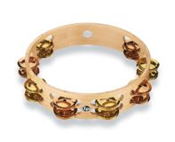 Latin Percussion Pro 10 Tamboerijn Dubbele Rij Brons/Messing