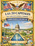 Libro para Colorear: Las 50 Capitales de Estados Unidos