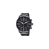 Citizen CA0695-84E Heren Horloge Zwart Staal Solar Chronograaf 10 ATM