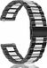Strap-it Stalen schakel bandje 20mm - Zwart/zilver - Geschikt voor Samsung Galaxy Watch 41mm/42mm
