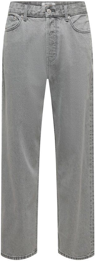 ONLY&SONS ONSFADE LOOSE BOX PIM DNM NOOS Heren Jeans W32 x L32 Medium Grey Denim