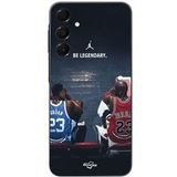 Samsung Galaxy A16 hoesje voor jong Jordan vs oud Jordan Be Legendary basket Maniacase