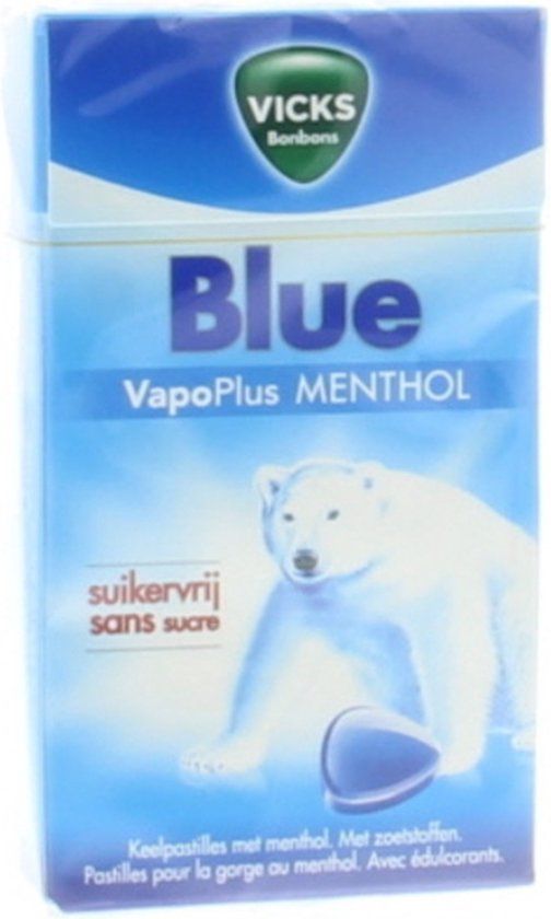 Vicks Blue - Menthol - Suikervrij - 40g