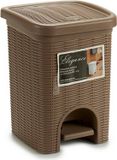 Stefanplast Rubbish bin Stefanplast 30101 Black Beige 6 L