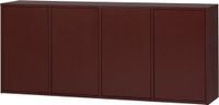 WOOOD Dressoir Merel Grenenhout, 198cm - Bordeaux