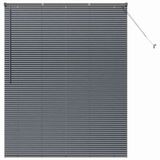 vidaXL Venetiaanse jaloezie Donkergrijs 175 x 150 cm 25 mm Aluminium
